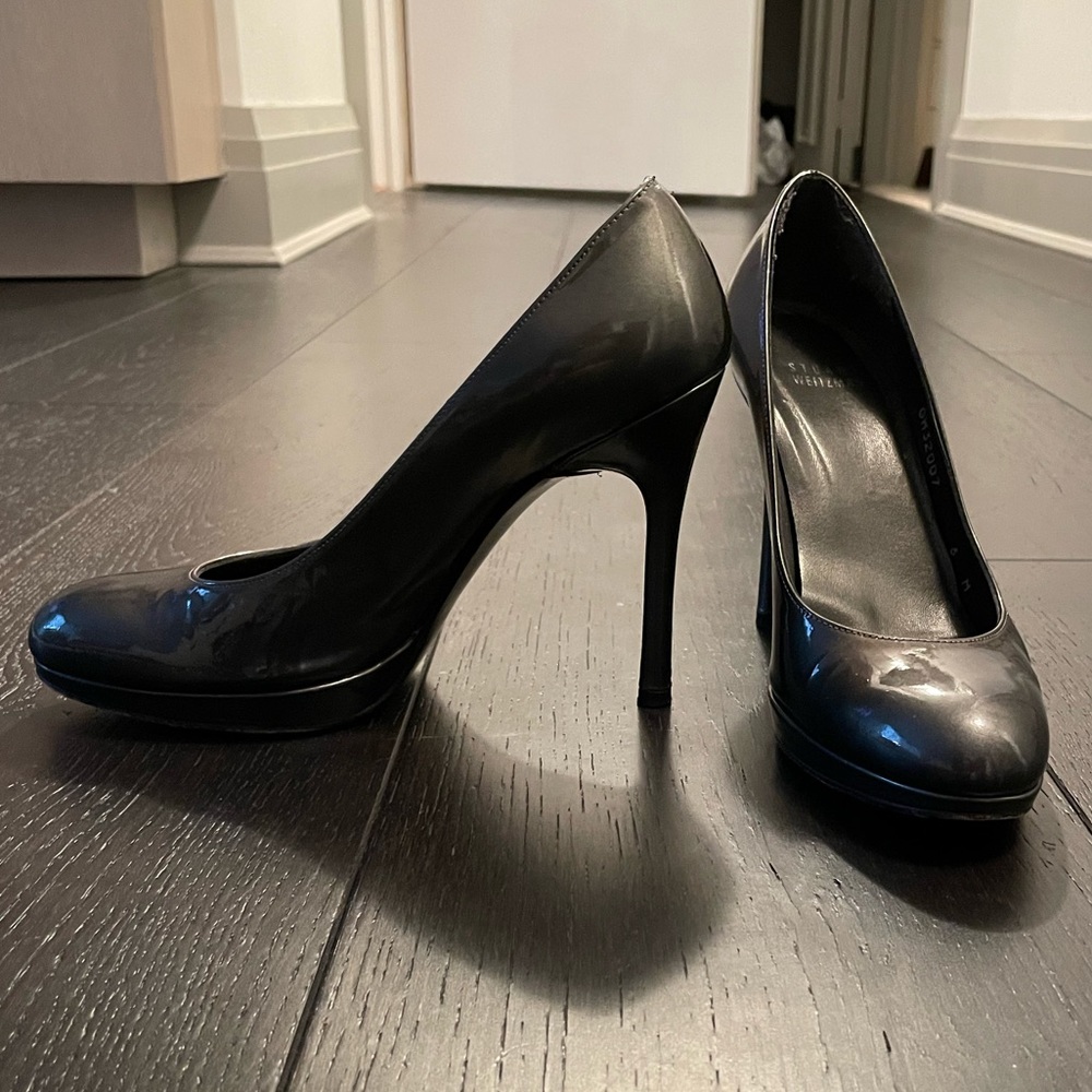 Stuart Weitzman Patent Leather 4” Pumps - Size 6